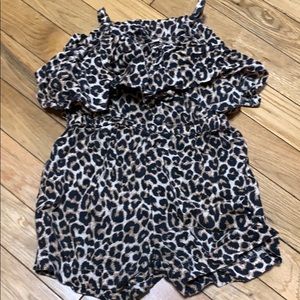 Toddler cheetah romper